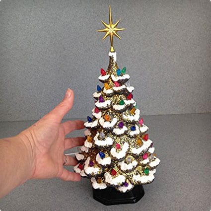 Handmade Retro 50's Ceramic Christmas Tree