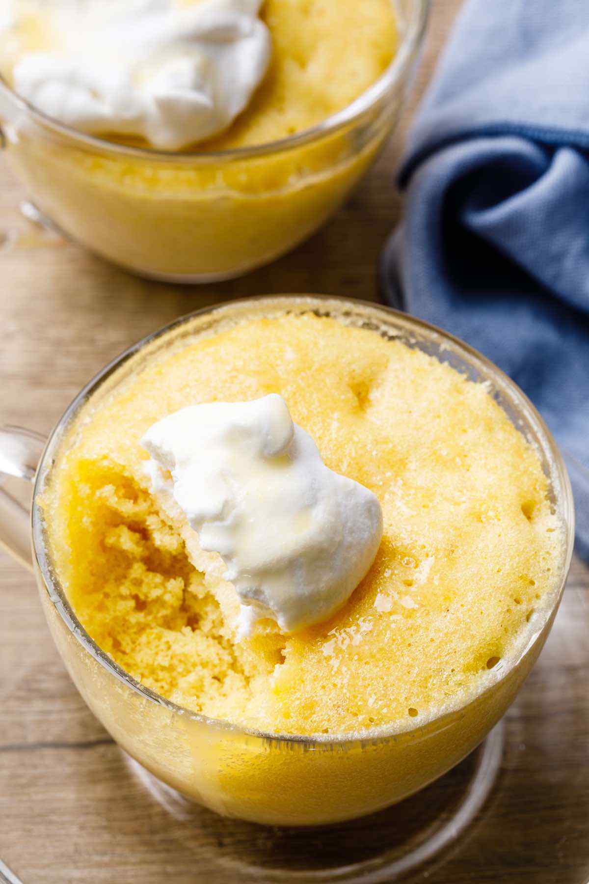 How to Make the Best Homemade Lemon Mug Cake - Miss Wish