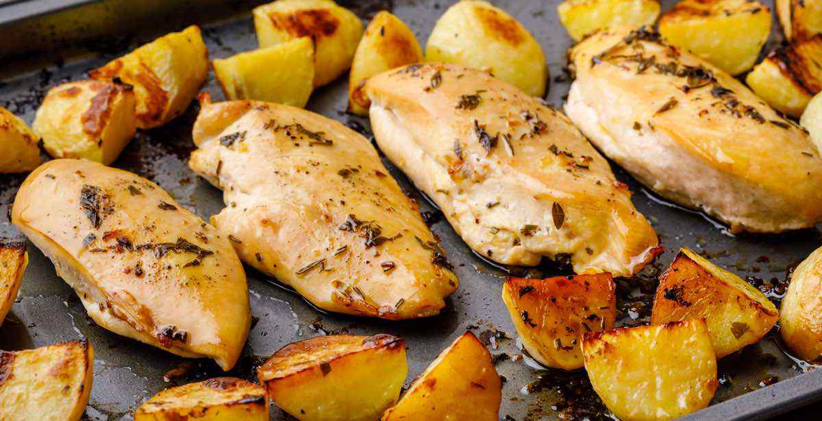 Sheet Pan Chicken and Potatoes - Miss Wish