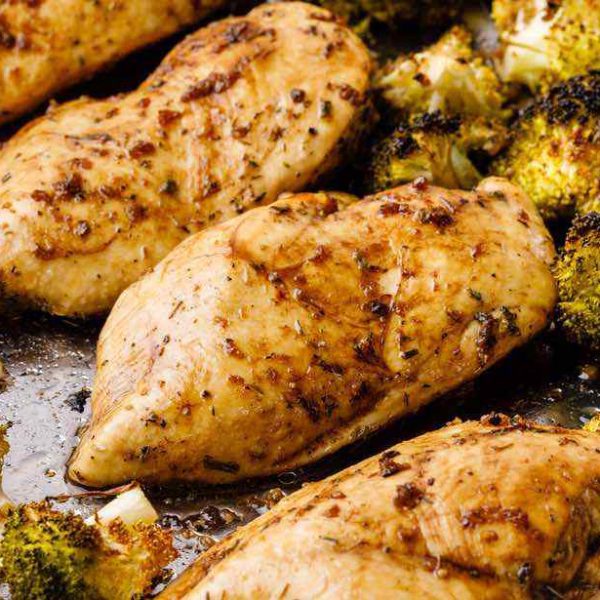 Sheet Pan Honey Balsamic Chicke