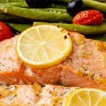 Garlic Sheet Pan Salmon