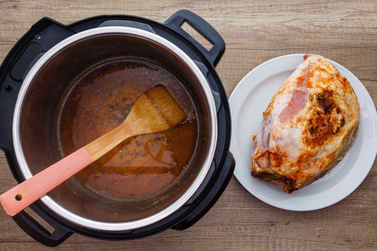 Easy 5 Ingredient Instant Pot Pork Roast Made With Frozen Pork Butt Miss Wish