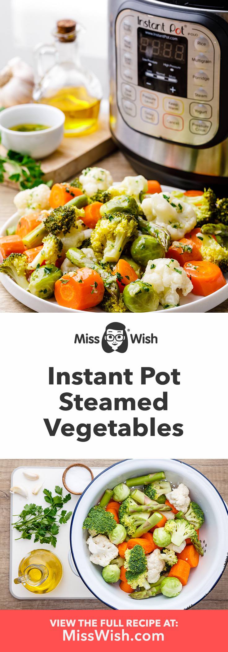 The Ultimate Guide to Instant Pot Steamed Vegetables - Piping Pot