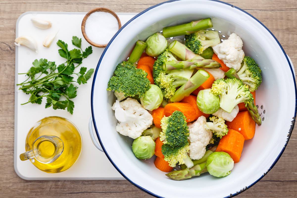 Instant Pot Steamed Broccoli and Cauliflower