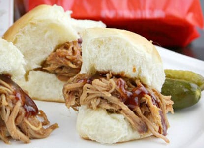 Crockpot Pulled Pork Sliders