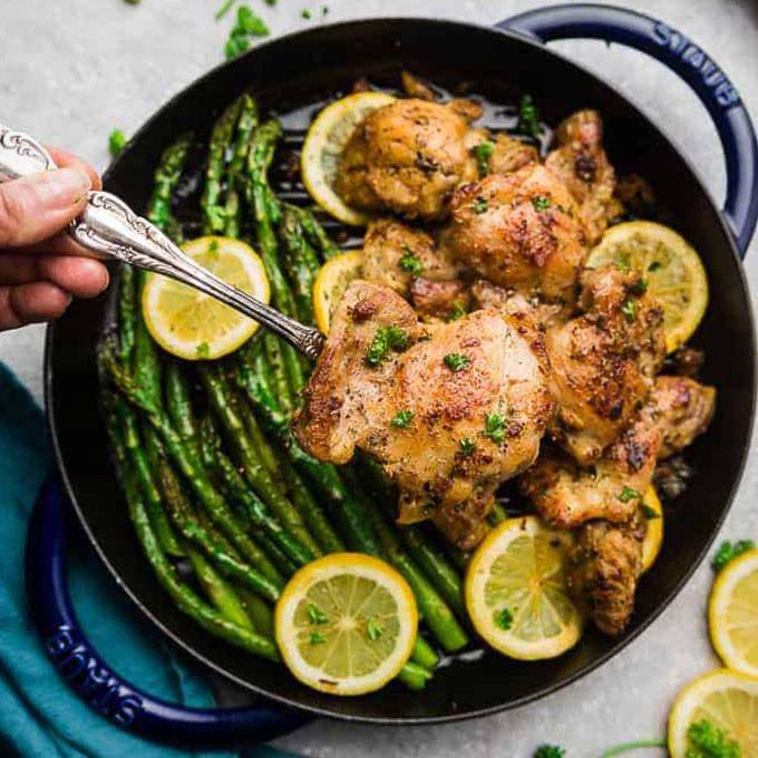 Lemon Chicken With Garlic