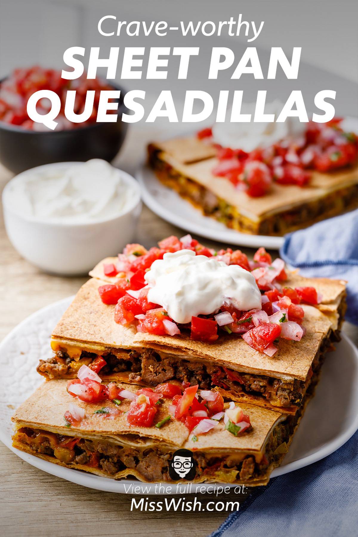 Loaded Sheet Pan Quesadillas Recipe