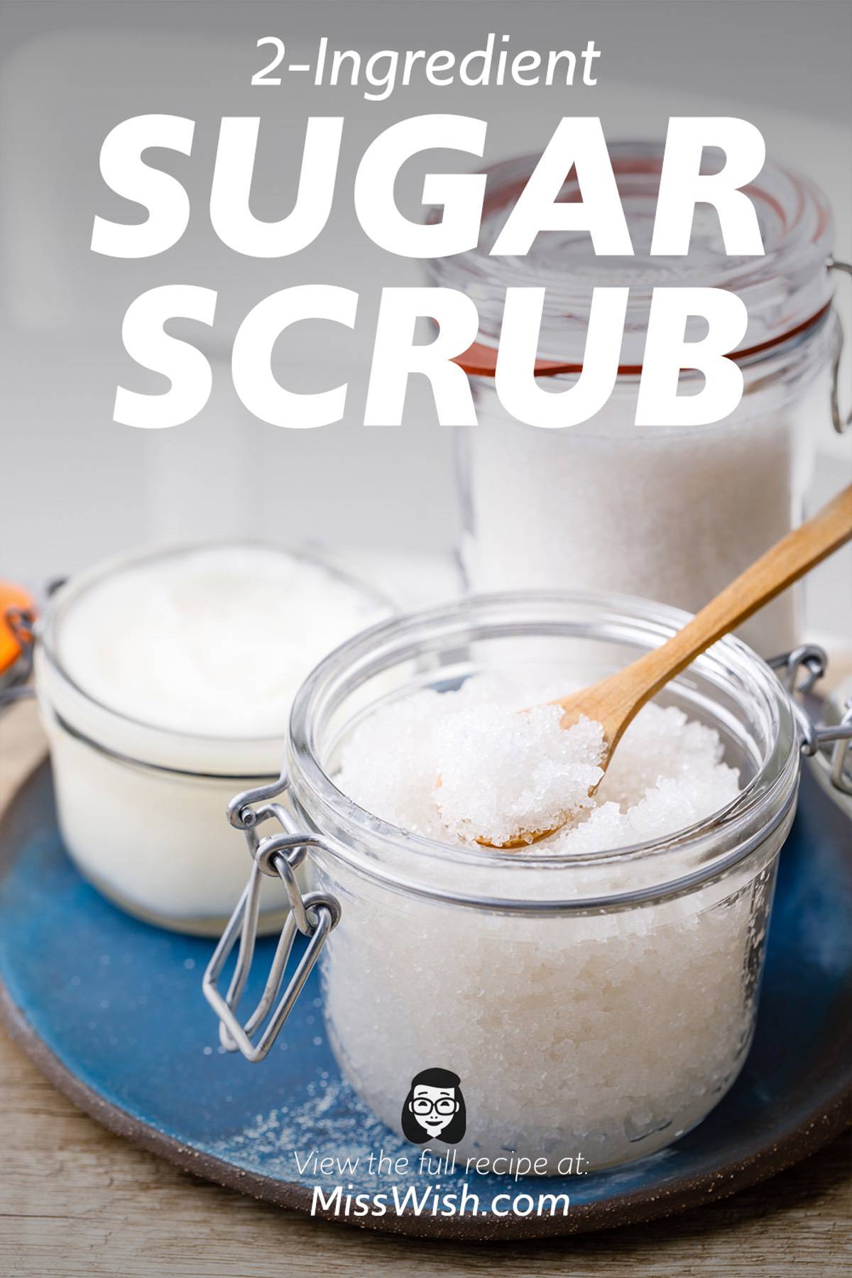 Homemade Sugar Scrub (2-Ingredients!)