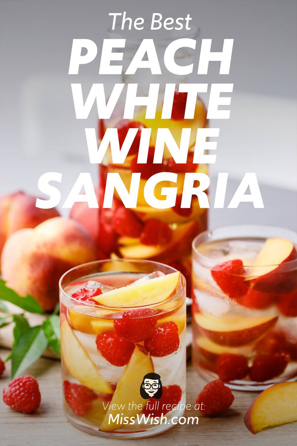 Peach Sangria - Swirls of Flavor