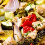 Baked Sheet Pan Chicken And Vegetables Recipe
