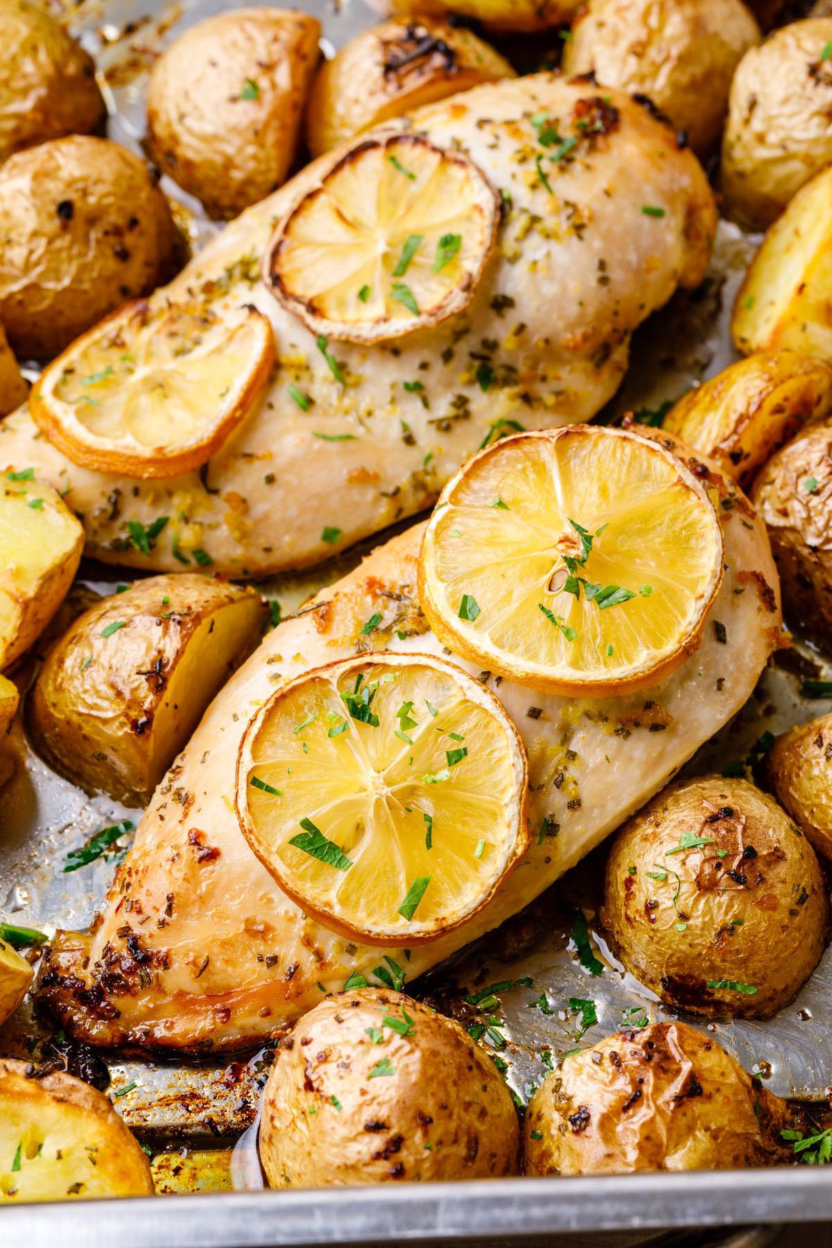 halfbaked harvest sheet pan lemon chicken