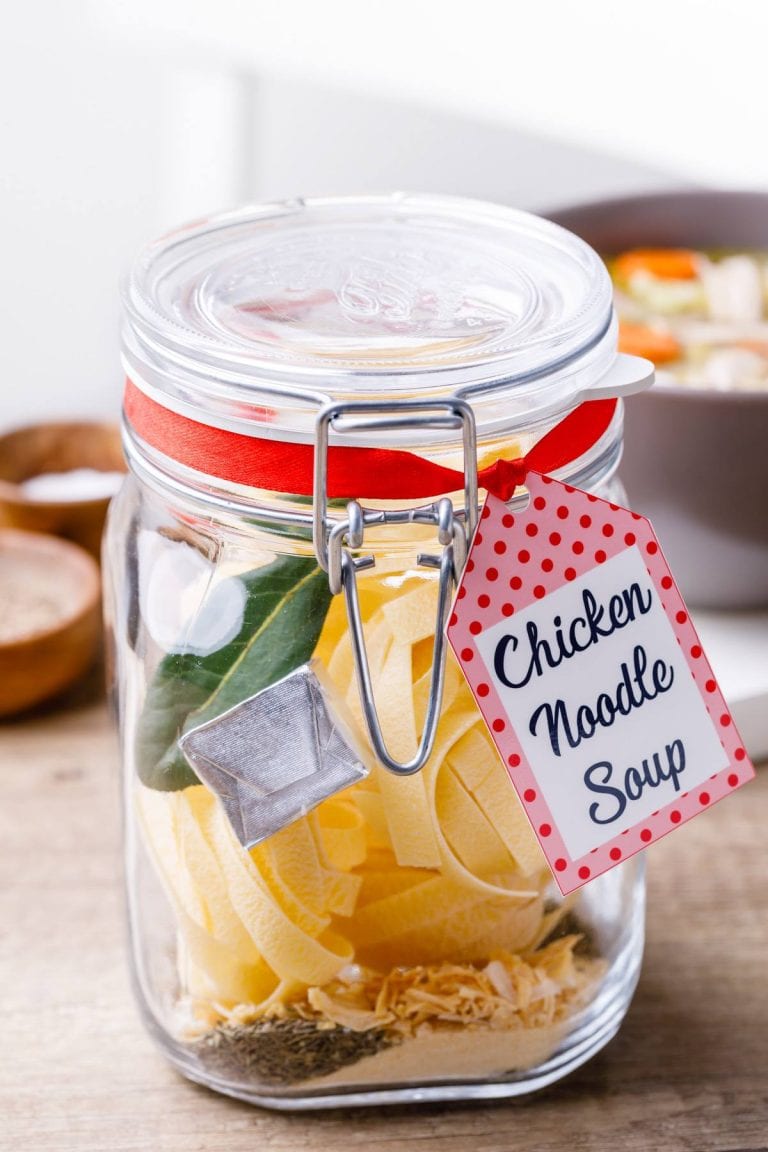 MakeAhead Chicken Noodle Soup Mix in a Jar (Nourishing and Healing