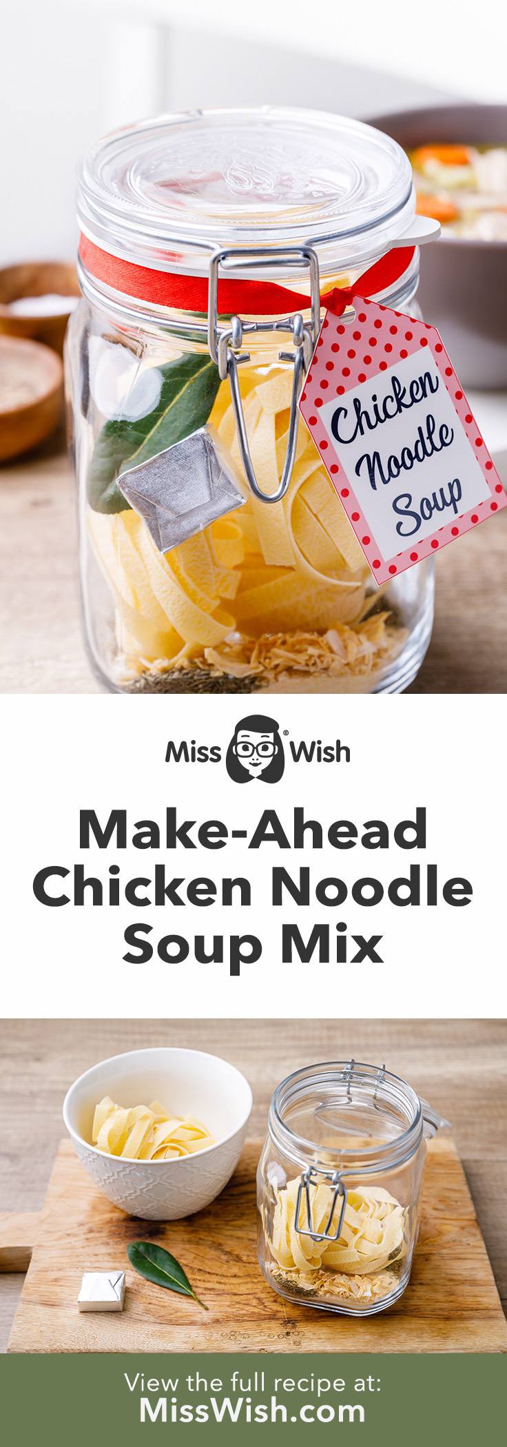 Chicken noodle soup mix deals in a jar